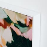 "Promenade" - Art Print in Emerald Green by Parima Studio - Frame Close-up