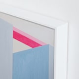 "The Bridge 01" - Art Print in Rose Pink by jinseikou - Frame Close-up