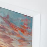 "Graceful Exit" - Art Print in Blush by Kelly Johnston - Frame Close-up