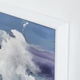 "Lyrical Crash" - Art Print in Stormy Waters by Julia Contacessi - Frame Close-up