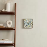 "Angular Organic" - Art Print in Mist by Jennifer Morehead - In a Room
