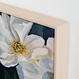 "Quiet Strength in White" - Art Print in Pearl by Mandy Trimble Leonard - Frame Close-up