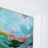 "swell" - Art Print in ocean blue by sue prue - Frame Close-up