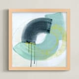 "equipoise" - Art Print in Sea Foam Green by Kirsta Benedetti - Framed