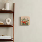"Late Spring Morning 2" - Art Print in Poppy Red by Janie Allen - In a Room