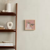 "Orange Branch" - Art Print in Coral Pink by Carolyn Hunt - In a Room