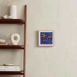 "Animal Alphabet 4" - Art Print in Royal by Lia Geeter - In a Room