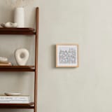 "Study Abroad" - Art Print in White by Krissy Bengtson - In a Room