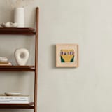 "Vintage Crayon Box - Things We Kept" - Art Print in Emerald Green by Erum Khalili Art - In a Room
