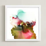 "Organism No4" - Art Print in Rose by Marta Spendowska - Framed