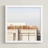 "City squares 2" - Art Print in Desert by Lisa Sundin - Framed
