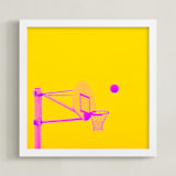 "Court Pop 3" - Art Print in Sugar Rush by Tania Medeiros - Framed