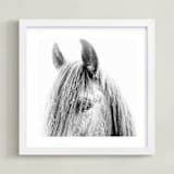 "sundance" - Art Print in Slate by Robin Ott - Framed
