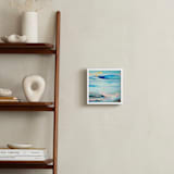 "Beach Day I" - Art Print in Aqua by Cristina Marie - In a Room