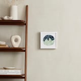 "Nighttime Sky" - Art Print in spearmint by Shirley Lin Schneider - In a Room