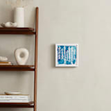 "Northern Flow 2" - Art Print in Turquoise by Kerry Doyle - In a Room