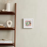 "Tenerife Map" - Art Print in Tenerife Pink by Lindsey Balbierz - In a Room