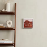 "rusted dream" - Art Print in rusted red by tina johnson - In a Room