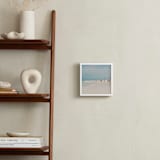 "White Sand" - Art Print in Light Blue by ALICIA BOCK - In a Room