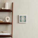 "Scribble Square" - Art Print in Green Pastel by Kathleen Ney - In a Room
