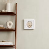 "Woodland - Fox" - Art Print in Pale Orange by Oma N. Ramkhelawan - In a Room