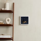 "starry sky leopard" - Art Print in navy by Cass Loh - In a Room