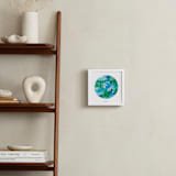 "Painted Earth" - Art Print in Ocean by Holly Whitcomb - In a Room