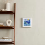 "Little Blue Whale" - Art Print in Medium Blue by melanie mikecz - In a Room