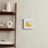"Bunch of Bananas" - Art Print in Soft Blue by Pippa Shaw - In a Room
