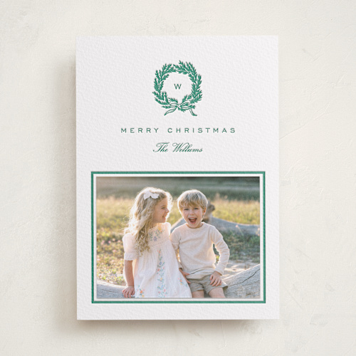 This is a cucumber photo mount holiday cards with letterpress by Amy Kross called bristol printing on somerset500 in photo_mount