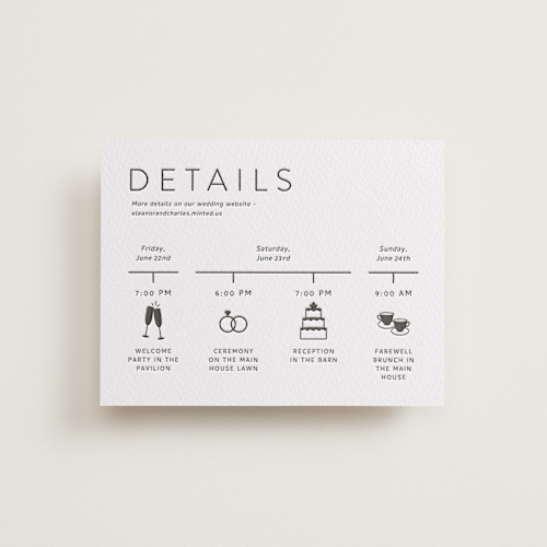 This is a soft black letterpress wedding invitations with letterpress by Alston Foster called kismet printing on somerset500 in standard