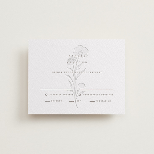 This is a coffee rsvp cards with letterpress by chocomocacino called shiruko printing on somerset500 in standard