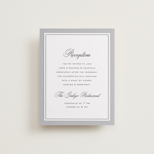 This is a soft black letterpress wedding invitations with letterpress by chocomocacino called krytharaki printing on somerset500 in standard