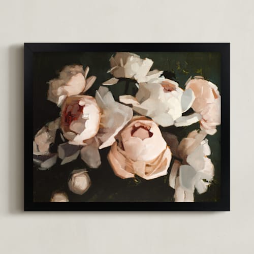 This is a blush art with standard by Rachel Nelson called popping peonies