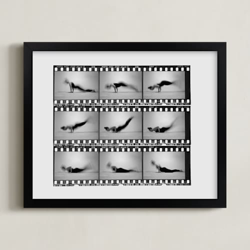This is a vintage grey art with standard by Kelsey Mucci called the worm in motion