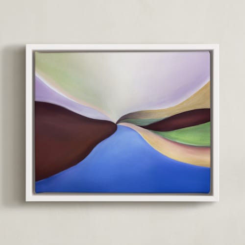 This is a sapphire art with standard by Karen Kaul called geneva reimagined i