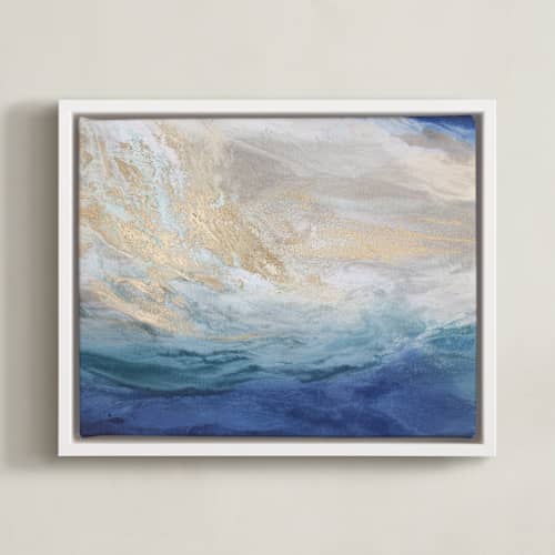 This is a sea art with standard by Julia Contacessi called escaping elba