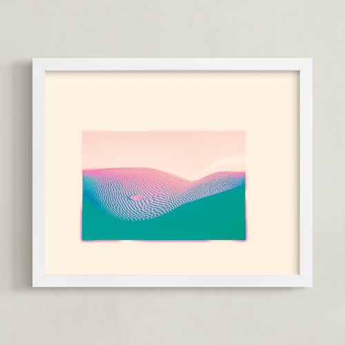 This is a neon art with standard by Kamala Nahas called neon horizon