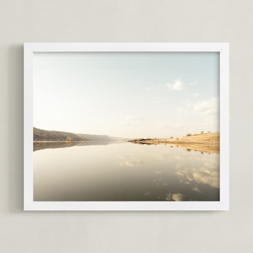 This is a lake art with standard by David Michuki called stillness of day