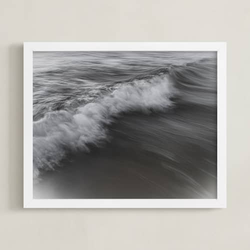 This is a stormy gray art with standard by Tal Paz-Fridman called the uniqueness of waves xlvi