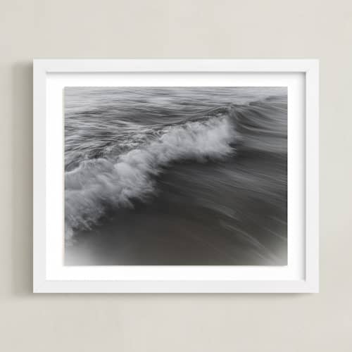 This is a stormy gray art with standard by Tal Paz-Fridman called the uniqueness of waves xlvi