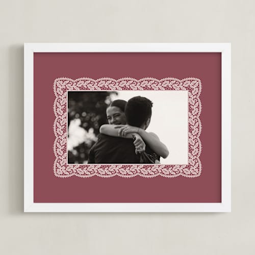 This is a dusty rose photo art with standard by Erica Krystek called chantilly: landscape