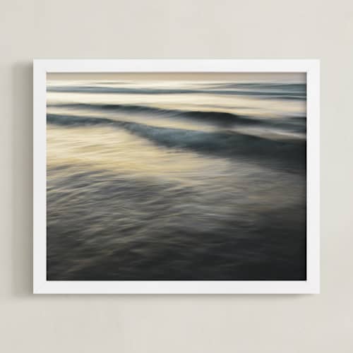 This is a soft sunset art with standard by Tal Paz-Fridman called the uniqueness of waves xxvi