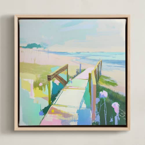 This is a marsh art with standard by Julie Chi called barefoot blue-jean day
