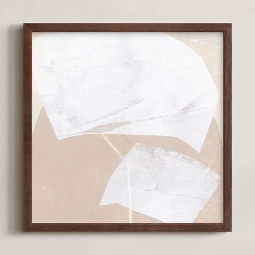 This is a linen art with standard by Jennifer Daily called studio forms 3
