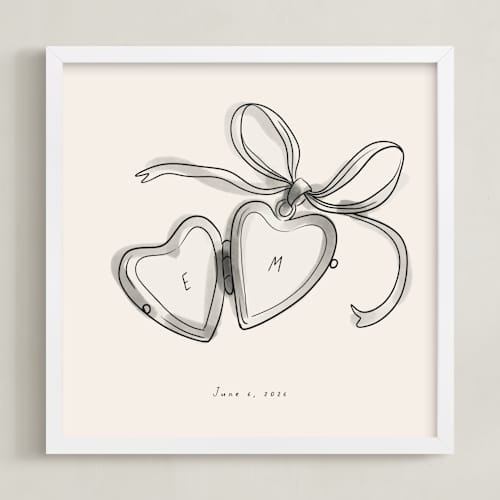 This is a cream photos to art with standard by Ani Somi called locket: custom print