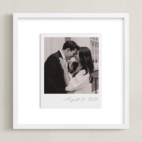 This is a noir photo art with standard by Minted called framed photo: classic snap