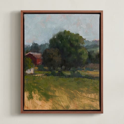 This is a crimson art with standard by Wendy Keller called summer field 1