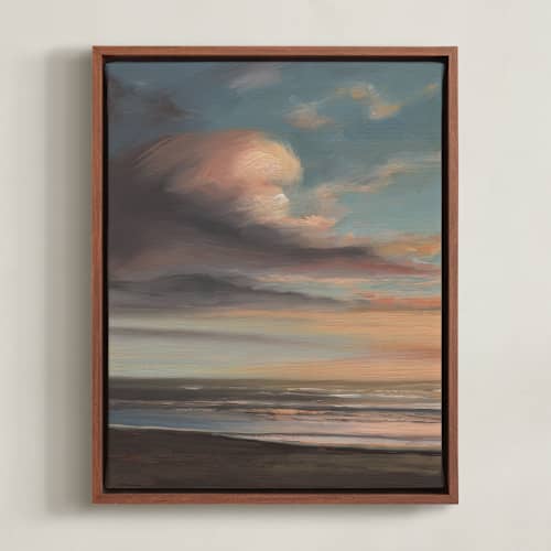 This is a rose gold art with standard by Khara Ledonne called cape lookout