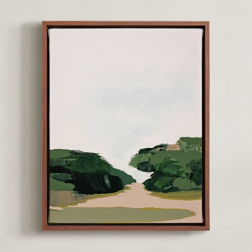 This is a green art with standard by Caryn Owen called california oak woodlands 1